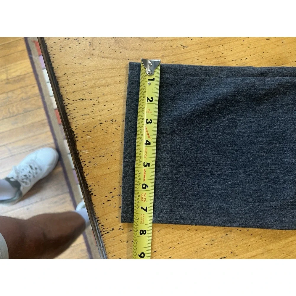 Mizzen Main Pants Mens 30x28 Gray Chino Straight Performance‎ Flat Front